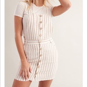 Linen skirt overall from Garage!